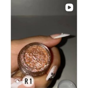 glitter golden bronze