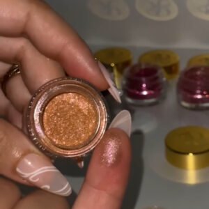 glitter soft rose gold