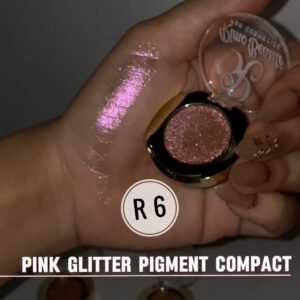 r6 pink glitter pigment compact